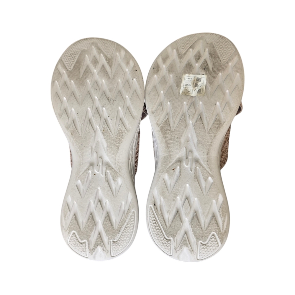 Skechers Women's 6 On The Go 600 Pink Glistening Slip On Sandals - Picture 10 of 11